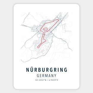 nurburgring simple raceway Magnet